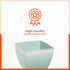MYLA Metal Square Planters / Pots for Home / Garden / Balcony | Medium – Blue & White - Set of 5